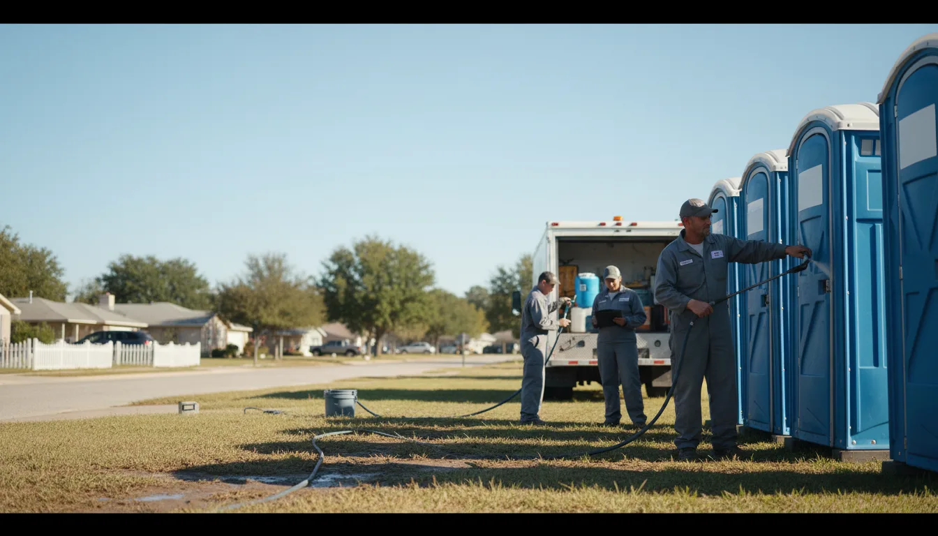 Long-Term Portable Toilet Rental in Orangeville, IL near me
